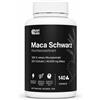 Nutribrain Maca Nera ad Alto Dosaggio 40.000 mg - 140 Capsule Vegane | Estratto Ultra Concentrato 20:1 | 5 Mesi | Aumenta Energia e Vitalità