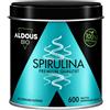 Aldous Bio Compresse di Spirulina - 600 Compresse, Alto Dosaggio, 3000 mg per Dose Giornaliera - 100% Naturale e Saziante - DETOX - Proteina Vegana