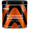 Aldous Bio Multivitamin Gummies - 120 Gummies al Naturale Gusto Mora - 12 Vitamine e Minerali - Vitamina C, D, B12, E, A, B6, B5, Biotina, Acido Folico, Zinco