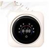 YISHENX Lavatrice Compatta a Basso Consumo Energetico, Lavasciuga Portatile, Asciugatura Ad Aria Calda a 65℃, Cestello in Acciaio Inox, Bassa Rumorosità 45 Db, Per Biancheria Intima(Wallmount)