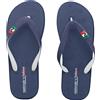 Nazionale italiana Infradito Uomo Blu Navy - 45