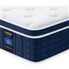 Inofia Ace Hybrid, 140x190 cm, altezza 26 cm, materasso semi-rigido H3, 7 zone, con 100 notti di prova, materasso ortopedico per un sonno ristoratore.(H3/26cm, 140X190cm)