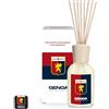 Helan for Genoa - Profumatore per Ambienti con Bastoncini per Diffusori Aromatico Legnoso Ambrato, Diffusore Profumo Ambiente Ideale Come Regalo, Profumatori Ambiente 250ml, Profumi Made in Italy