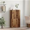 Sophrelle Mobile per Ufficio con Lo scaffale Rovere Nero 60 x 32 x 115 cm Marrone,879636