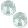 ACC Parts - Coppia Lenti Indicatore Chiare Compatibili con Land Rover Series, Defender 90/110, Classic Mini, Triumph Spitfire - Anteriore o Posteriore - Sostituzione OEM Lucas L760 54576127