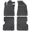 MTM Tappetini Gomma per MG ZS 12.2021-2024 Design a Vaschetta, su Misura con Bordi Rialzati cod. 3D 11648