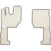 F-CORE Tappetini (autista + passeggero) camion compatibile per VOLVO FH 4 01.13-12.19 FH 5 01.20- Passeggeri sospensione CHAMPAGNE