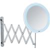 Specchio da bagno telescopico 20 Led Barona Wenko