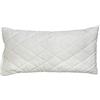 Giraffenland Piccolo cuscino con bucce di miglio 40 x 20 cm Cuscino con miglio bio 20x40cm - Tessuto trapuntato bianco, direttamente riempito