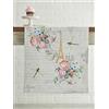 Maison d' Hermine Maison d'Hermine Runner da tavolo in 100% cotone, lunghezza 150 cm, per casa, cucina, sala da pranzo, feste, matrimoni, Primavera Estate (Champ De Mars, 50 cm x 150 cm)