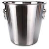 Aurora Store CESTELLO Secchiello Ghiaccio Inox Champagne Vino 19 CM CAPACITA' 4 Litri PORTAGHIACCIO