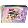 Bsbkoj Simpatico libro di ricamo, giocattolo per scrapbooking per bambini, adesivi estetici per cani e gatti, decorativi fai da te, divertente collezione di adesivi per e ragazze a casa, Elt