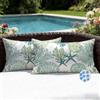 Kiatuniya Fodere Cuscini da Esterno Cuscini per Sedie Stella Marina Alghe 50 x 30 cm Verde Salvia Impermeabili Cuscini Decorativa per Letto da Giardino Divano Terrazza Sedia Balcone Confezione da 2