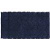 Casatessile Tappeto Bagno Antiscivolo Treccia - Blu, 70x170 cm.