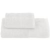 Baroni Home Set Asciugamani Viso e Ospite, 100% Cotone, Asciugamani Bagno, 55x100 cm e 40x50 cm Bianco
