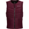 Mystic Star Impact Vest Front Zip Oxblood Red, S