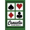 Scorekeeping Studios Canasta Score Sheets (Tascabile)