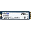 Kingston Data Center DC2000B PCIe 4.0 NVMe M.2 2280 240GB Enterprise SSD (Senza dissipatore) - SEDC2000BYM8/240G