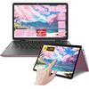 LONGEVINCE Mini computer portatile 2-in-1 da 10,95 con touchscreen,rotazione a 360°laptop,Celeron N100, 1920x1200,16GB DDR4, layout tastiera italiana,BT5.0 Win11pro,notebook(Oro rosa, 16+512G SSD)