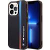 CG MOBILE BMW - Custodia rigida per iPhone 14 Pro, con strisce IML tricolore, antigraffio, in PC/TPU, comoda e resistente, con porte accessibili, assorbimento degli urti e logo firmato