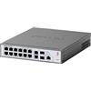 XikeStor Switch Ethernet gestito L3 a 12 porte, 12 x 2,5 G RJ45 e 2 x 10 G RJ45 e 2 x 10 G SFP+, supporta mirroring/routing/DHCP, Web/CLI Managed Switch, ventola a temperatura controllata, cavo