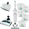DIERRESTORE Folletto VK 220s + Pulilava SP530 + Lavatappeti VF200/220s - Aspirapolvere Potente 700W + Sacchetti ORIGINALI, Tubi Compatibili E Detergente Spruzzino