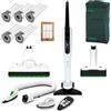 DG Service VORWERK FOLLETTO VK7s ORIGINALE NUOVO - Aspirapolvere SENZA FILI con Spazzola, Batteria, Caricabatteria, 6 Sacchetti, 6 Dovina (Dotazione Completa + EB7 + SP7 + Picchio + Sacca Accessori)