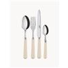 Sabre Paris Set di posate in acciaio inossidabile Pop, varie misure - Argento, Bianco