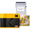 KODAK Mini 3 Era 4PASS Stampante Fotografica Portatile (7.6x7.6cm) (Fotografica Portatile + 8 Fogli inclusi, Giallo)