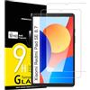 NEW'C 2 Pezzi, Pellicola Prottetiva per Xiaomi Redmi Pad SE 8.7 pollici 2024, Vetro Temperato, Durezza 9H, 0,33mm Ultra Trasparente, Ultra Resistente