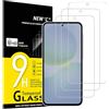 NEW'C 3 Pezzi, Vetro Temperato per Samsung Galaxy A37 5G, Pellicola Prottetiva Anti Graffio, Anti-Impronte, Senza Bolle, Durezza 9H, 0,33mm Ultra Trasparente, Ultra Resistente