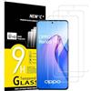NEW'C 3 Pezzi, Vetro Temperato per OPPO Reno 8 Pro 5G, Pellicola Prottetiva Anti Graffio, Anti-Impronte, Senza Bolle, Durezza 9H, 0,33mm Ultra Trasparente, Ultra Resistente