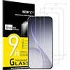 NEW'C 3 Pezzi, Vetro Temperato per OPPO A6 Pro 5G, OPPO Reno15 5G,Reno 15F 5G,Reno 15 FS 5G, Pellicola Prottetiva Anti Graffio, Anti-Impronte, Senza Bolle, Durezza 9H, Trasparente, Ultra Resistente