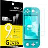NEW'C 3 Pezzi, Vetro Temperato per Nintendo Switch lite, Pellicola Prottetiva Anti Graffio, Anti-Impronte, Senza Bolle, Durezza 9H, 0,33mm Ultra Trasparente, Ultra Resistente