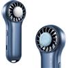 Winwj Ventilatore a mano con funzione di raffreddamento, portatile, 20.000 giri/min, ad alta velocità, 20,5 ore di autonomia, 4 velocità, ricaricabile tramite USB, piccolo ventilatore per viaggi