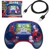 Lexibook, Spider-Man, Power Console®, Console di gioco educativo bilingue Francese/Inglese con 100 attività, JCG100SPi1, Blu/Rosso