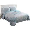 Caribbean Joe Set copripiumino 3 pezzi, poliestere, Beach Delight Aqua, Full/Queen