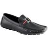 Guess Mocassini Askers Uomo, Saffiano Nero 004, 42 EU