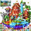 Crifeton Costruzioni Magnetiche per Bambini 220 PCS 2CM 3 Giochi Cubi Magnetici Building