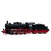 Rivarossi HR2893S DR, steam locomotive 55 7254, black/red livery, ep. III, with DCC sound