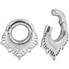 Vankula Pesos per Orecchie 1 Coppia Dilatazioni per Orecchie Espansore Anello in Acciaio Inossidabile Piercing per Orecchio Gioielleria per Uomo Donna 4mm 6mm, Metallo