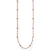 Thomas Sabo collana pisello unisex argento 925 placcato oro rosa KE1890-415-40-L90