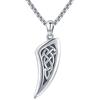 REDSUN Collana con ciondolo a forma di freccia vichinga, martello di Thor, in argento sterling 925, con ciondolo a forma di croce, ciondolo celtico, amuleto, gioiello per uomo, figlio, ragazzo, donna