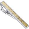 RunootPR Fermacravatta da uomo, in madreperla, adatto per feste, matrimoni, con scatola, Argento, 2.3inches