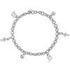 Bling Jewelry Ciondolo Per Cavigliera Con Note Musicali A Chiave Di Violino Pendenti, Bracciale Per Caviglia Per Donne Musiciste, Adolescenti, Insegnanti E Studenti. Argento Sterling .925
