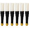 JUSTSAVE Ance Chanter, 6 pezzi, in plastica sintetica, colore nero, per cornamusa scozzese delle Highlands
