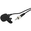 Monacor ECM-821LT, Microfono Electret clip Cravatta con 3.5mm Jack (ECM-821LT)