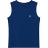 EMPORIO ARMANI Canotta Donna Everyday Cotone Blu XL