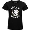 cotton division Wowonkats001 T-Shirt, Nero, M Donna