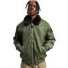 Brandit Fur Collar Jacket Giacca con Collo in Pelliccia MA2, Olive, M Uomo